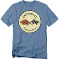 Chevy Old Vette Carolina Blue T-Shirt