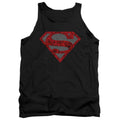 Superman Elephant Rose Shield Tank Top