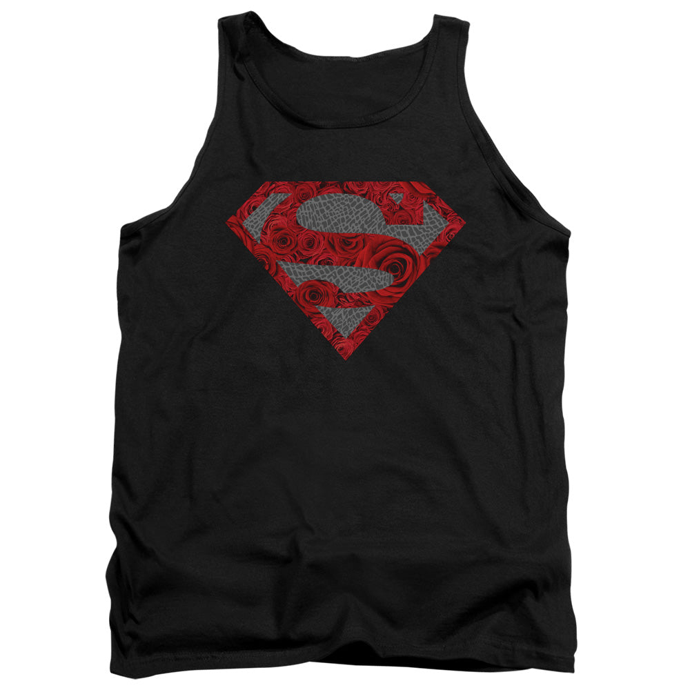 Superman Elephant Rose Shield Tank Top