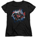 Superman Stardust Womens T-Shirt