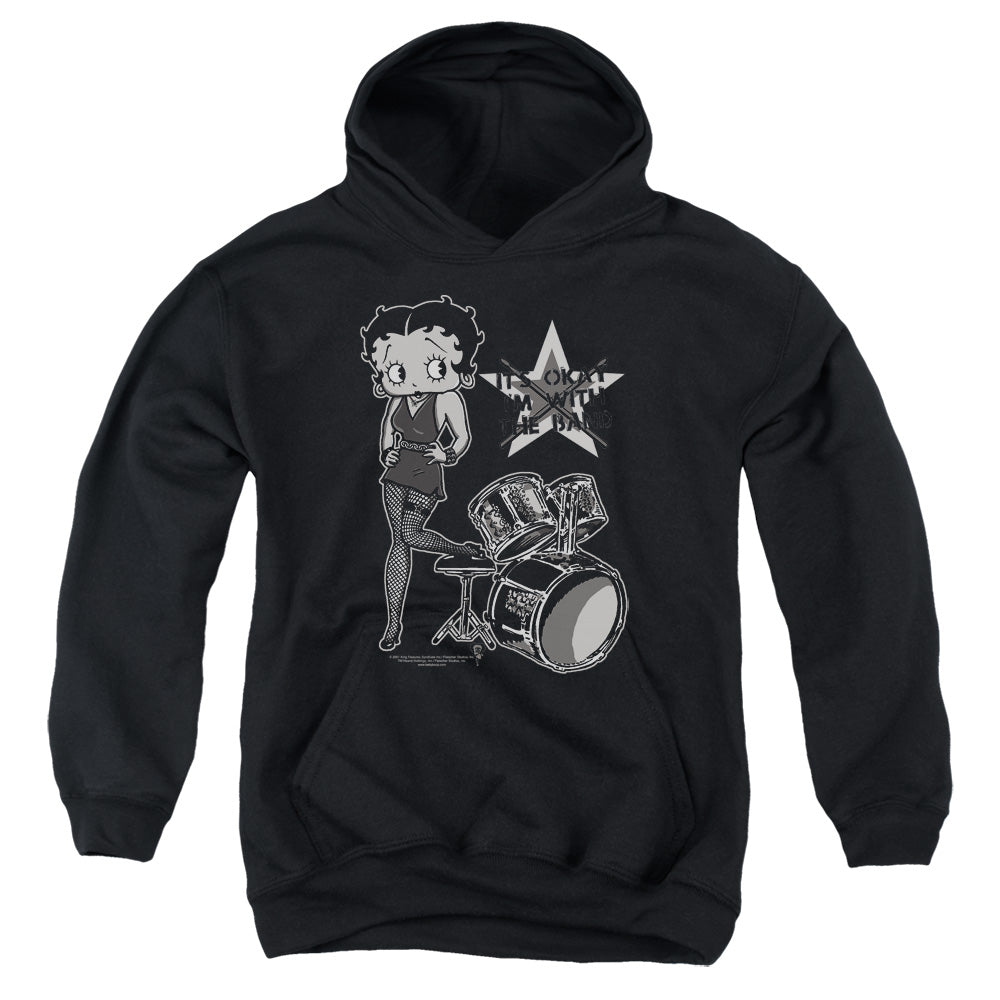 Betty Boop With the Band Youth Hoodie