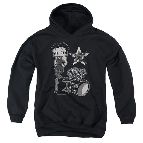 Betty Boop With the Band Youth Hoodie