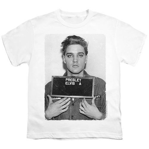 Elvis Presley Army Mug Shot Youth/Toddler T-Shirt