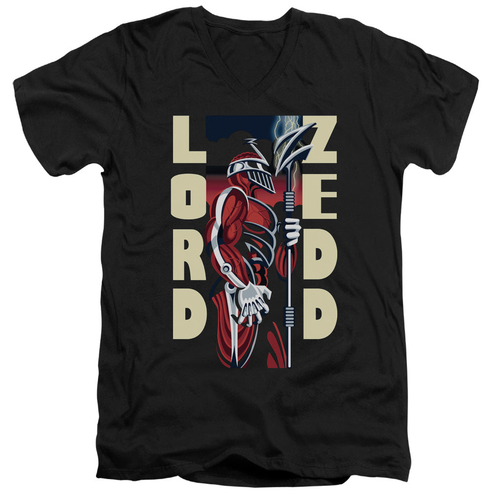 Mighty Morphin Power Rangers Zedd Deco V-Neck T-Shirt