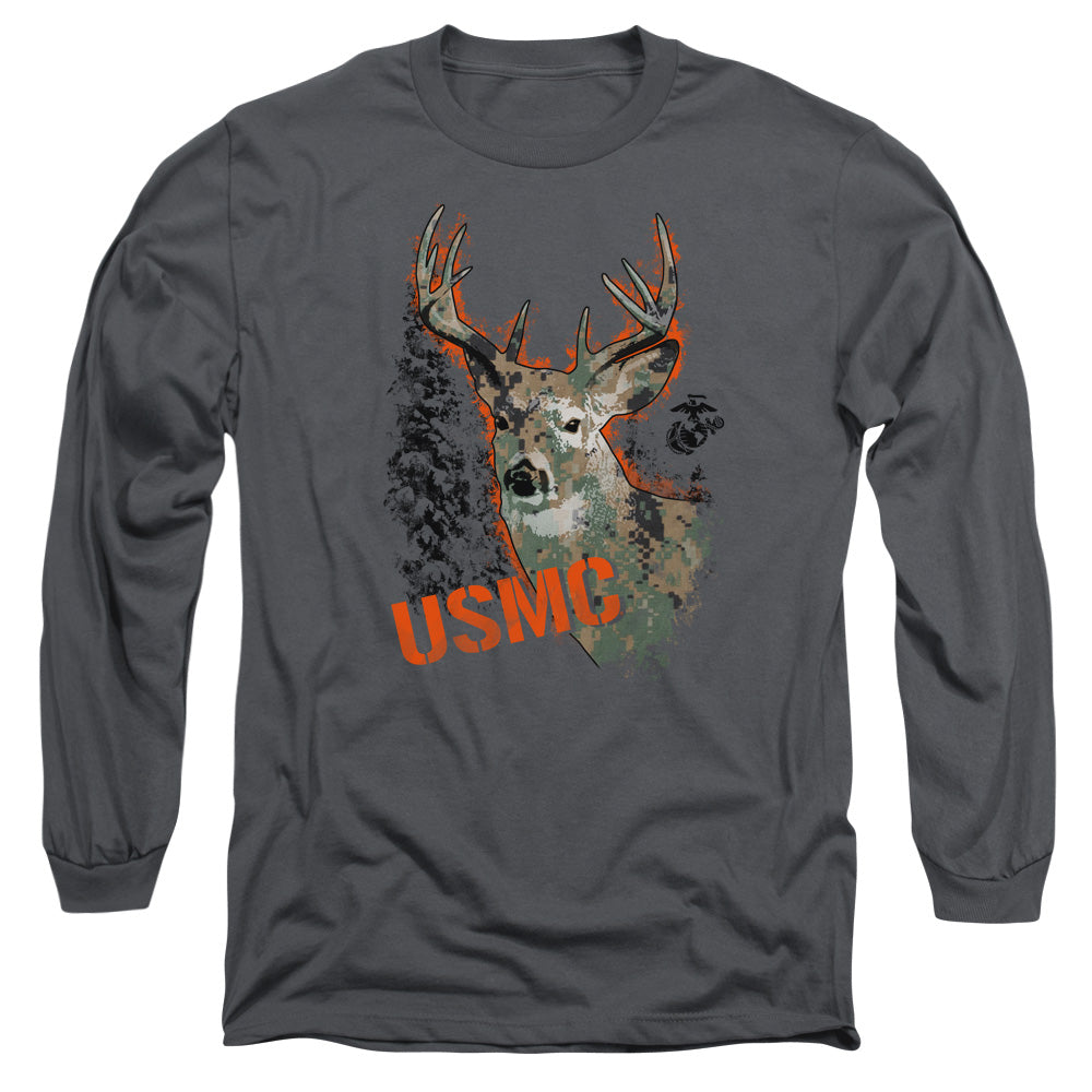 U.S. Marine Corps Camo Deer Long Sleeve T-Shirt