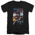 Superman Torn Collage V-Neck T-Shirt