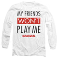 Monopoly My Friends White Long Sleeve T-Shirt