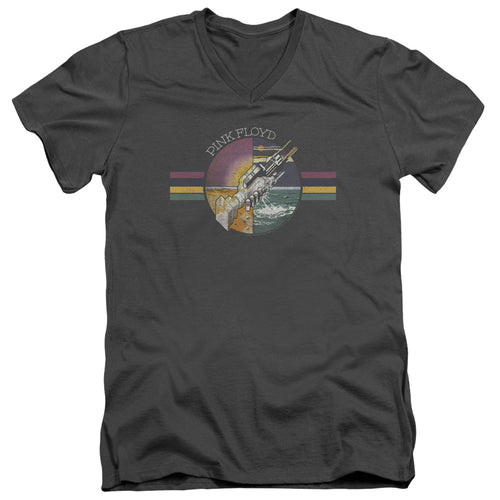 Pink Floyd Welcome to the Machine Sunset V-Neck T-Shirt