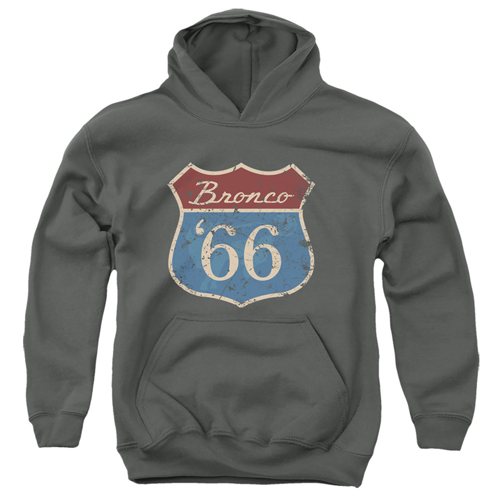 Ford Route 66 Bronco Youth Hoodie