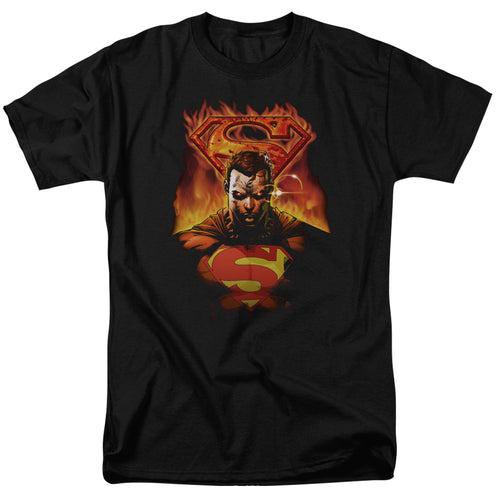 Superman Man on Fire T-Shirt