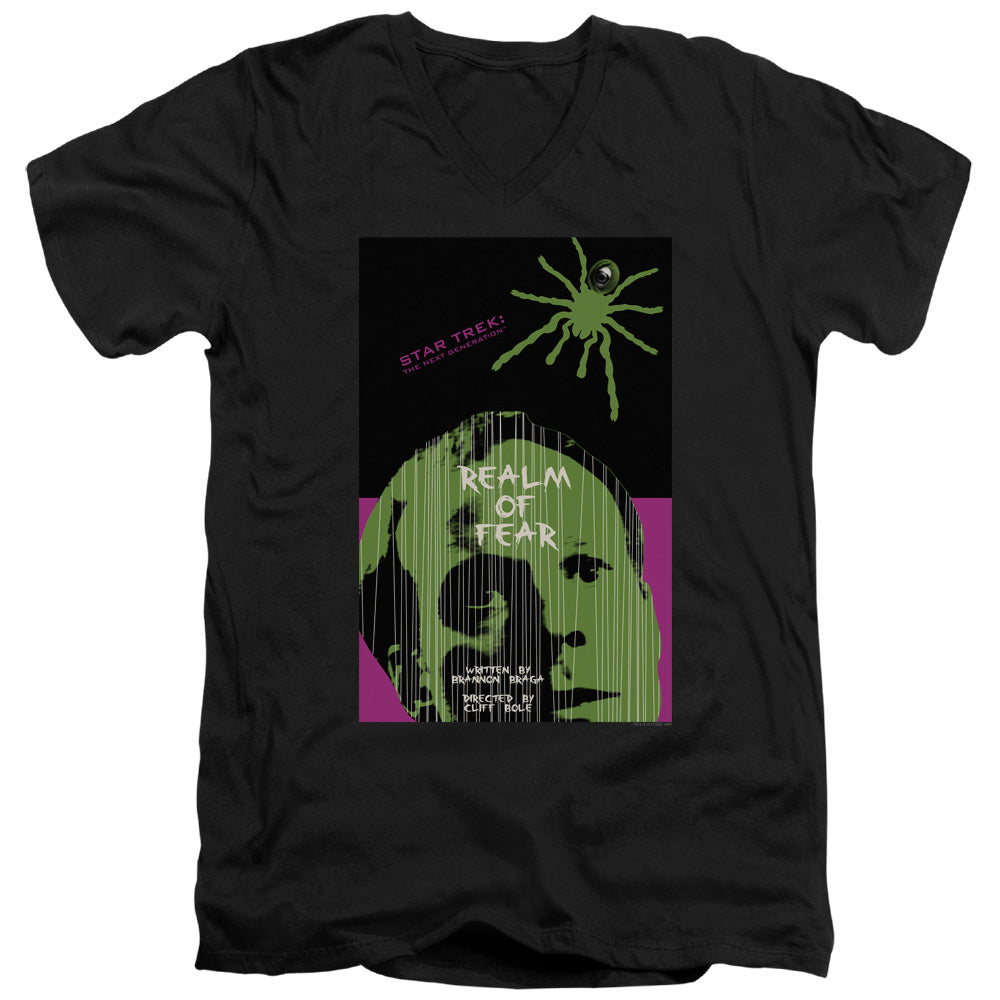 Star Trek Realm of Fear Black V-Neck T-Shirt