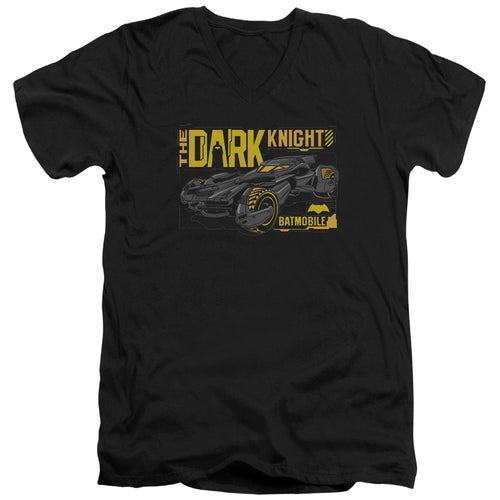 Batman v Superman Mobil Dark Knight V-Neck T-Shirt