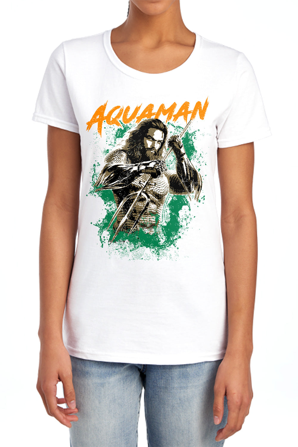 Aquaman Locals Only Womens T-Shirt