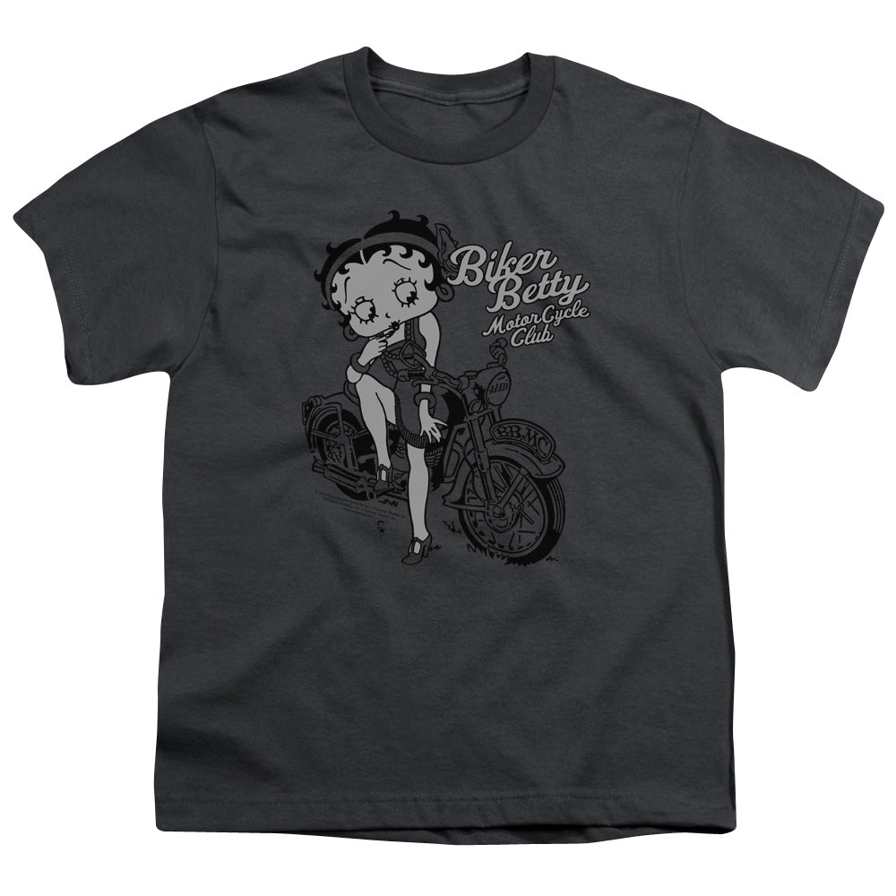 Betty Boop Biker Betty Motorcycle Club Youth/Toddler T-Shirt