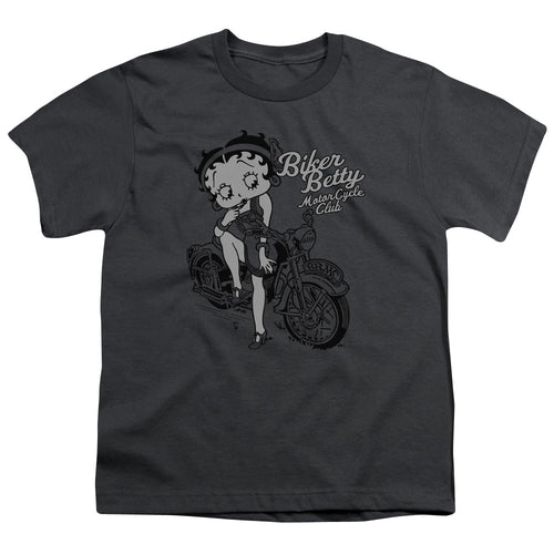 Betty Boop Biker Betty Motorcycle Club Youth/Toddler T-Shirt