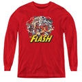 Justice League Flash Family Youth Long Sleeve T-Shirt