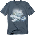 Wild Wings Glacier's Edge Polar Bear and Orcas T-Shirt
