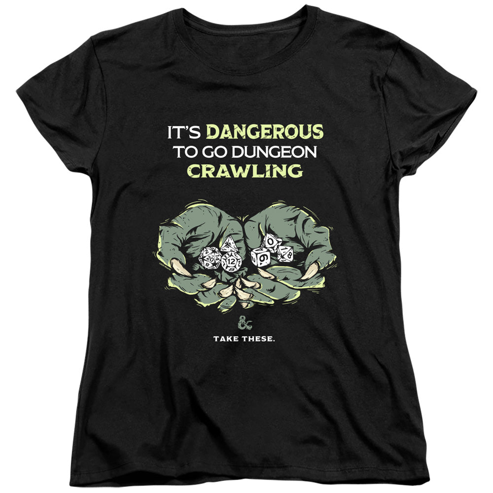 Dungeons & Dragons Dangerous to Go Alone Womens T-Shirt
