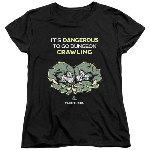 Dungeons & Dragons Dangerous to Go Alone Womens T-Shirt