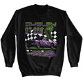 Black Carroll Shelby sweatshirt featuring Carroll Shelby GT 350 Racing design