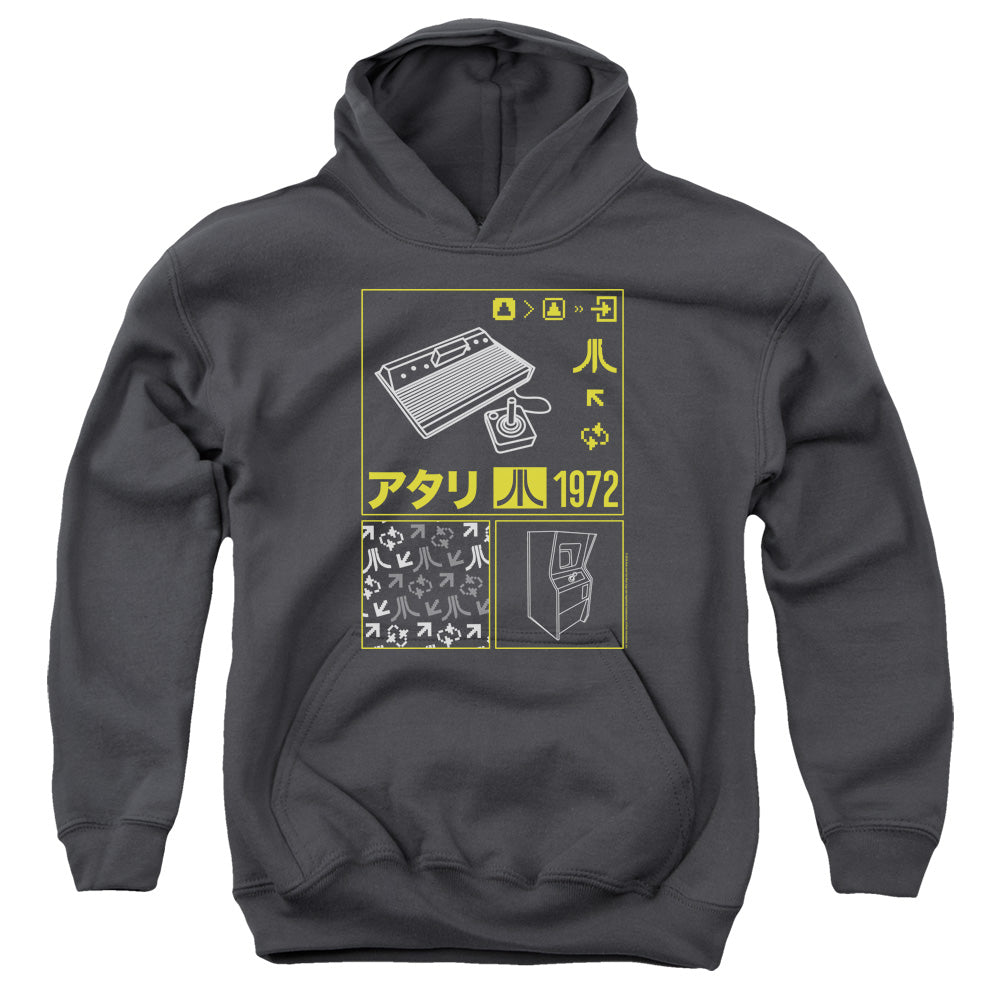 Atari Kanji Squares Youth Hoodie