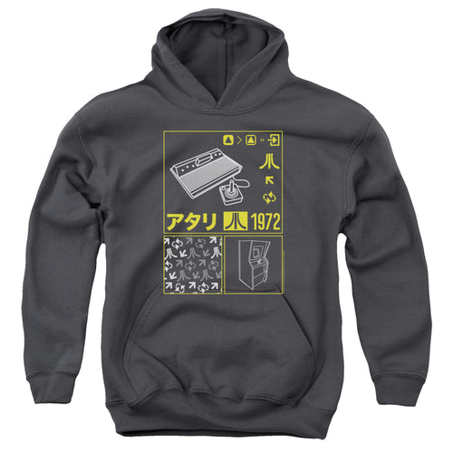 Atari Kanji Squares Youth Hoodie