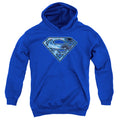 Superman On Ice Shield Youth Hoodie
