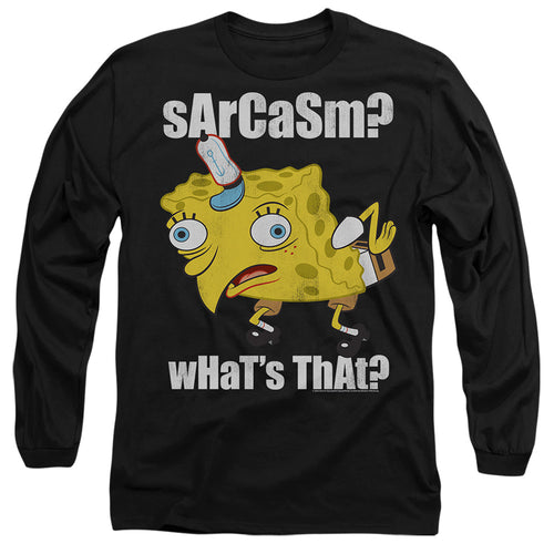 Spongebob Squarepants Sarcasm Meme Long Sleeve T-Shirt
