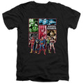 Justice League Justice League Panels V-Neck T-Shirt