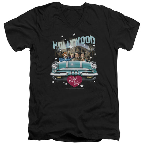 I Love Lucy Hollywood Road Trip V-Neck T-Shirt