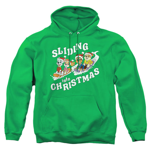 Paw Patrol Sliding Into Christmas Pullover Hoodie