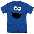 Sesame Street Cookie Monster Face Royal T-Shirt