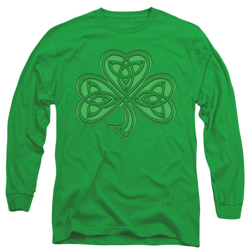 St Patrick's Day Celtic Shamrock Green Long Sleeve T-Shirt