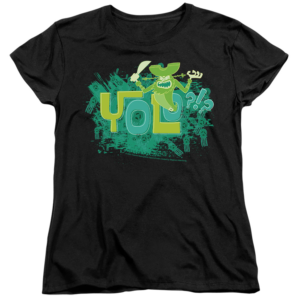 Spongebob Squarepants Yolo?!? Womens T-Shirt