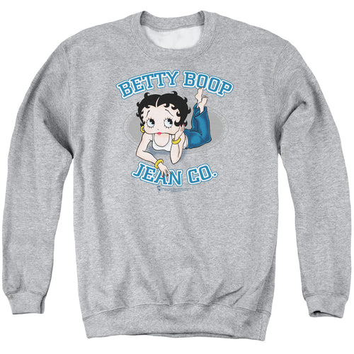 Betty Boop Jean Co Crewneck Sweatshirt