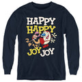 Ren and Stimpy Happy Happy Joy Joy Youth Long Sleeve T-Shirt