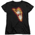 Justice League Firestorm Blaze Womens T-Shirt