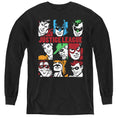 DC Comics Nine Blocks Of Justice Youth Long Sleeve T-Shirt