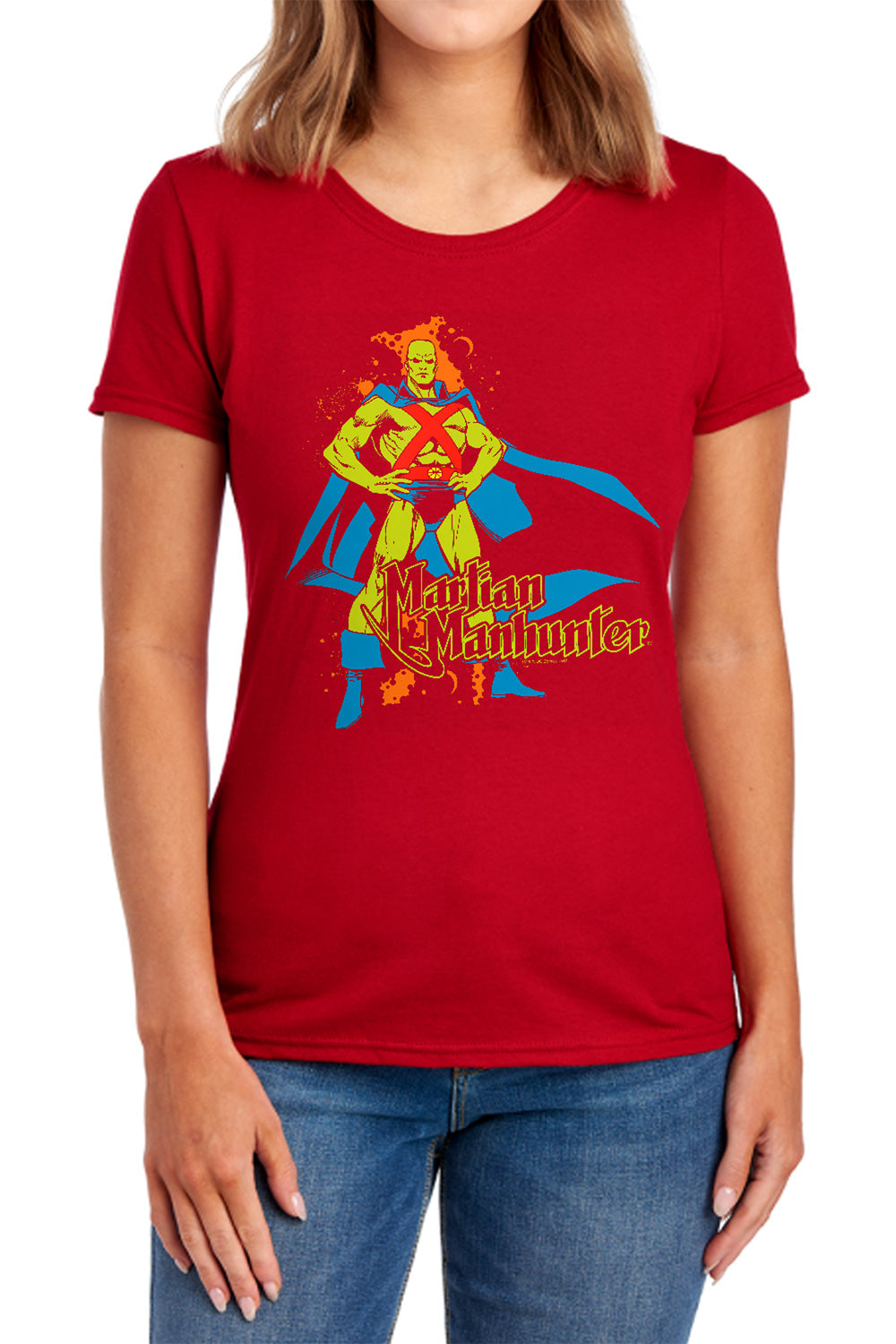 DC Comics Martian Manhunter Womens T-Shirt