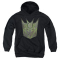 Transformers Glowing Decepticon Logo Youth Hoodie