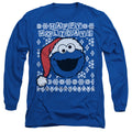 Sesame Street Cookie Monster Ugly Christmas Long Sleeve T-Shirt