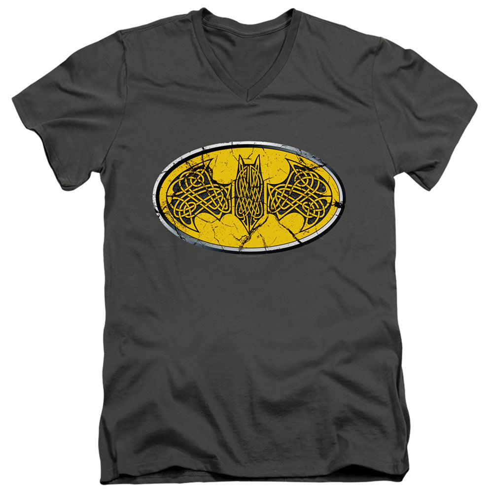 Batman Celtic Shield V-Neck T-Shirt