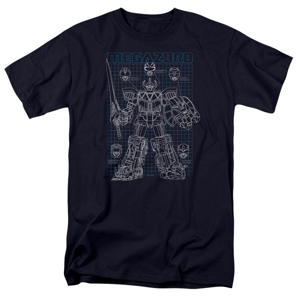 Mighty Morphin Power Rangers Mega Plans T-Shirt