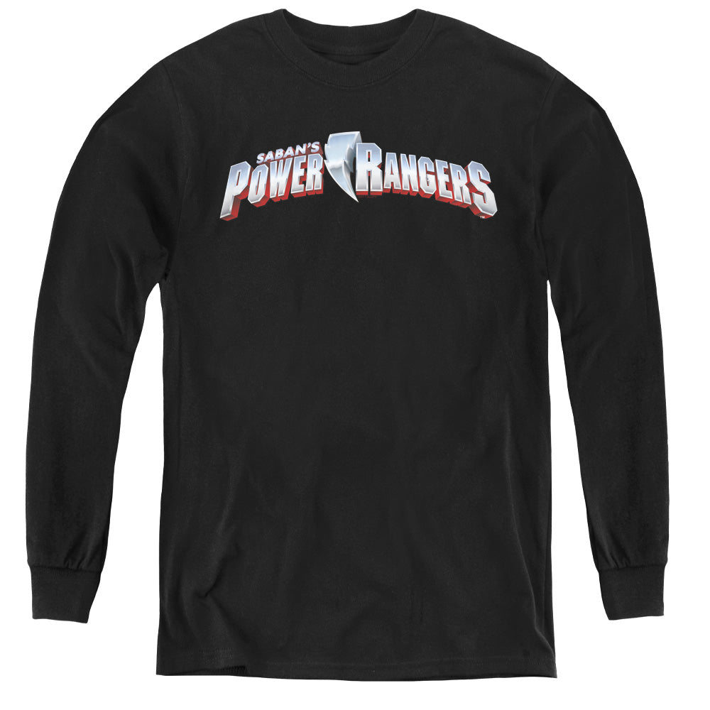 Mighty Morphin Power Rangers New Logo Youth Long Sleeve T-Shirt