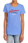 Chevy Heartbeat of America Womens T-Shirt