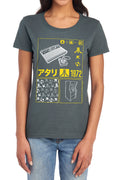 Atari Kanji Squares Womens T-Shirt