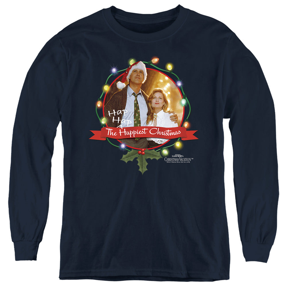 Christmas Vacation Ha Ha Happiest Youth Long Sleeve T-Shirt