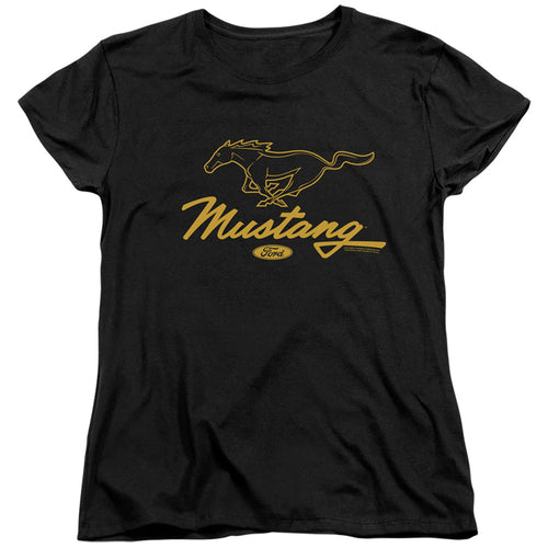 Ford Pony Script Womens T-Shirt