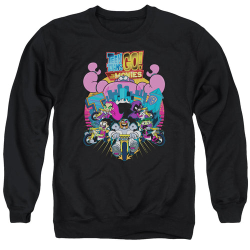 Teen Titans Go! Movie Burst Through Crewneck Sweatshirt