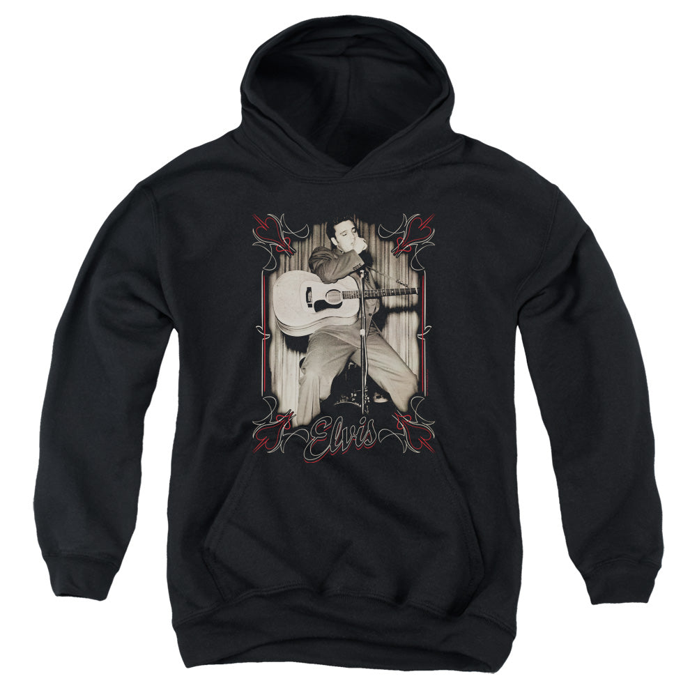 Elvis Presley Elvis Pinstripes Youth Hoodie